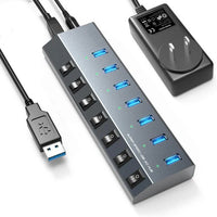 "Pack of 50x" Bitcoin Merch Industrial® 7-Port Powered USB Hub ONLY 3.0 - USB Miners NOT INCLUDED!