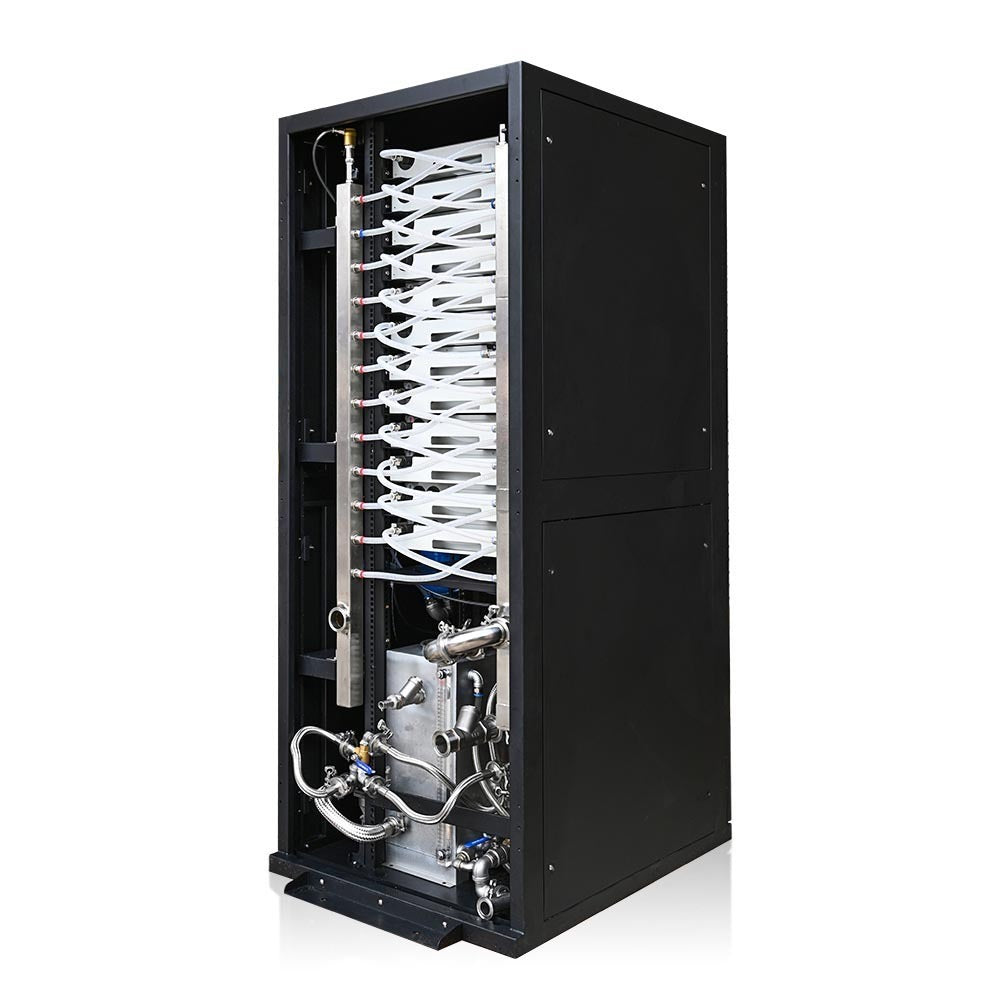 Bitcoin Merch Industrial® - 12 Units Liquid Cooling Cabinet for Whatsminer Hydro M53 M53S M53S++ (Built-in CDU)